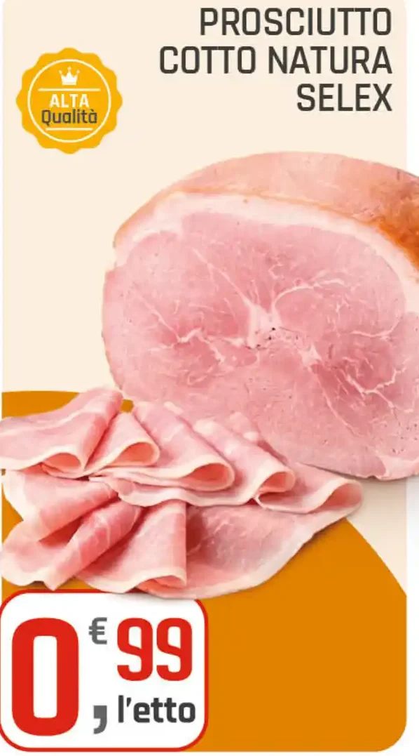 Prosciutto cotto Natura Selex