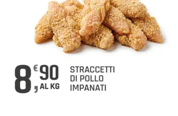 Straccetti di pollo impanati