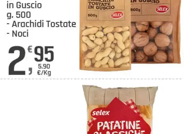 Frutta secca in guscio