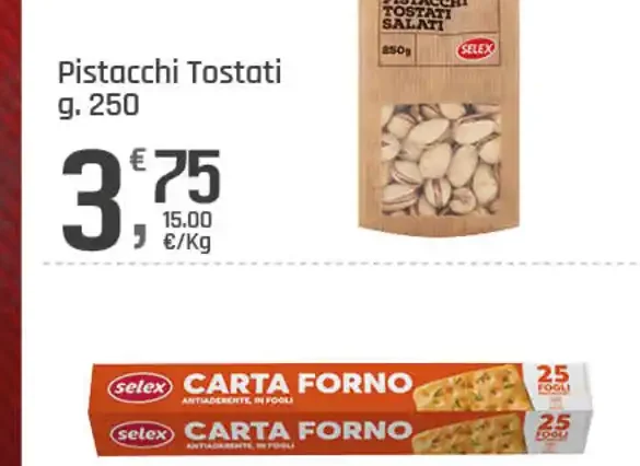 Pistacchi tostati