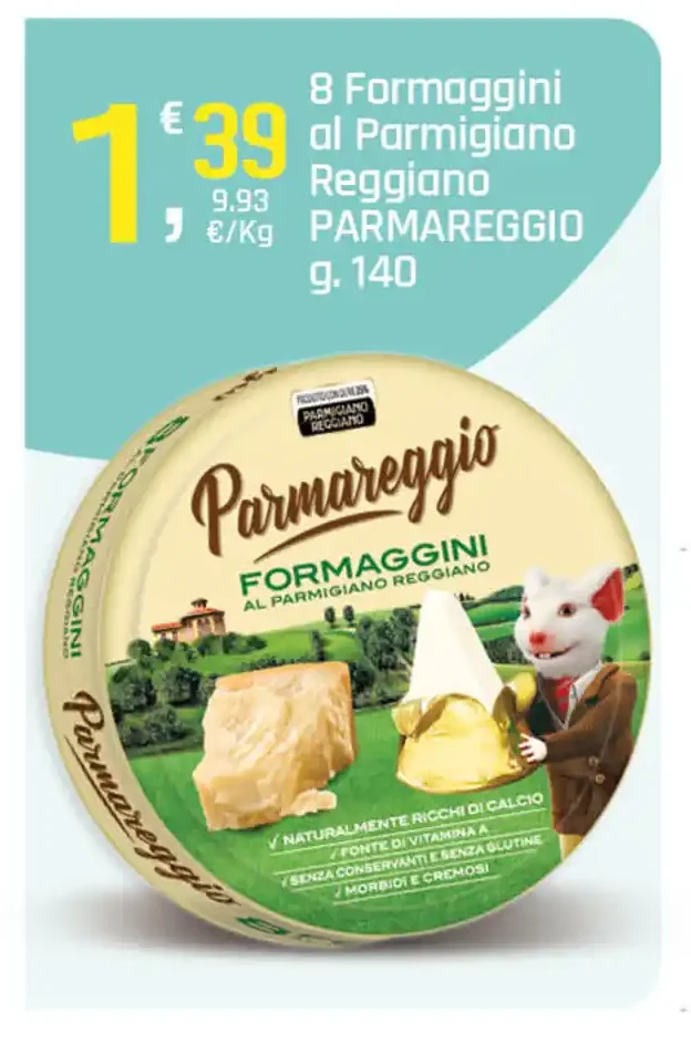Formaggini al Parmigiano Reggiano