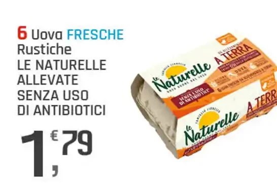 Uova fresche rustiche