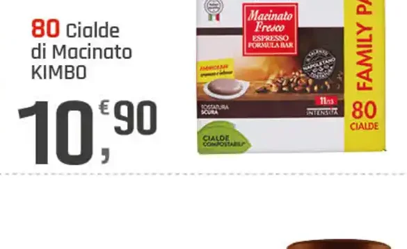Cialde di macinato Kimbo