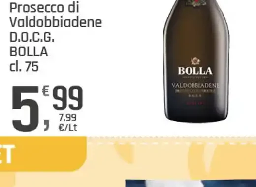 Prosecco di Valdobbiadene D.O.C.G. Bolla