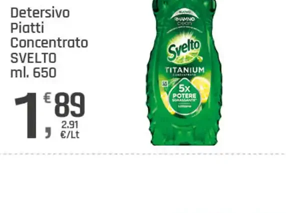 Detersivo piatti concentrato Svelto