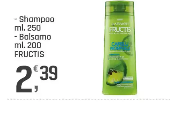 Shampoo o balsamo Fructis