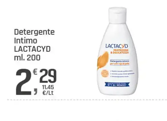 Detergente intimo Lactacyd
