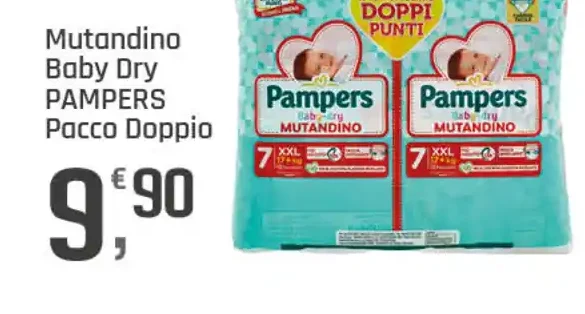 Mutandino baby dry Pampers