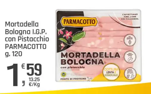 Mortadella Bologna con pistacchio