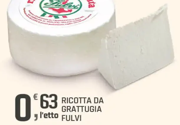 Ricotta da grattugia