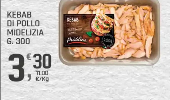 Kebab di pollo