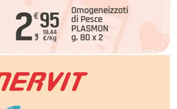 Omogeneizzati di pesce