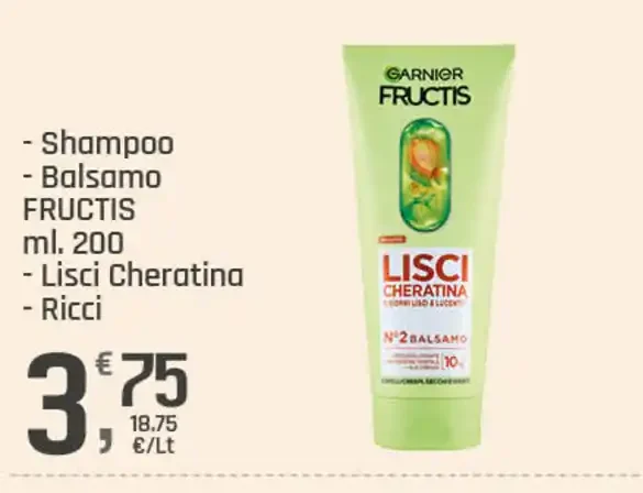 Shampoo o balsamo Fructis