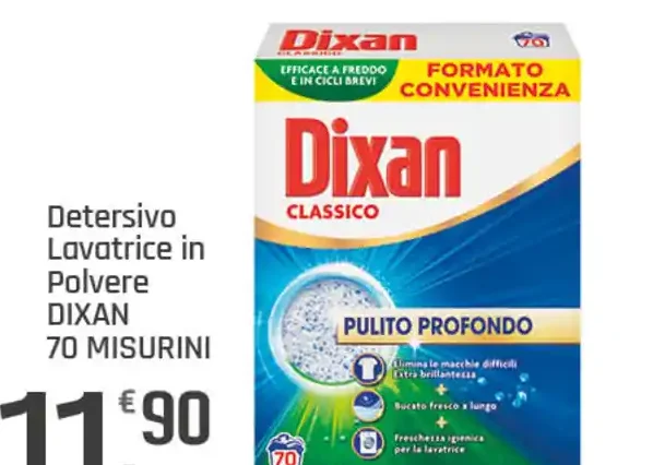 Detersivo lavatrice Dixan