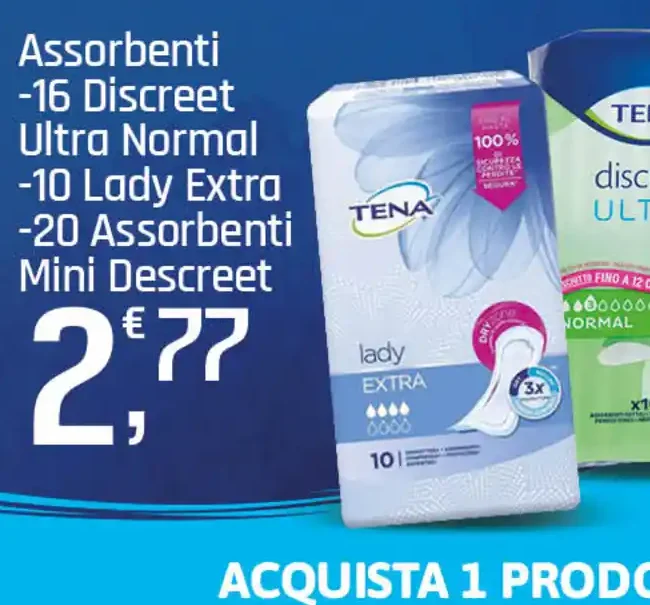 Assorbenti TENA assortiti