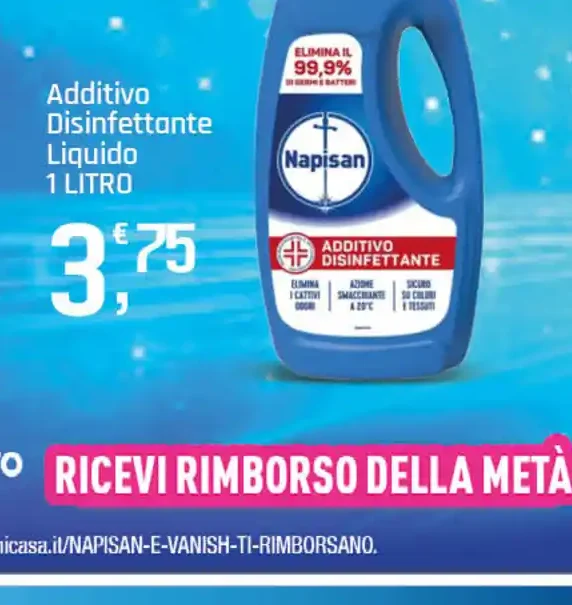Additivo disinfettante liquido