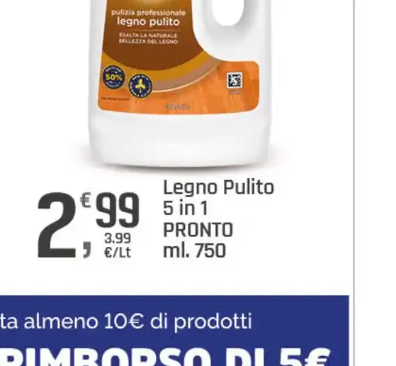 Detergente per legno
