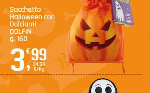 Sacchetto Halloween con Dolciumi Dolfin
