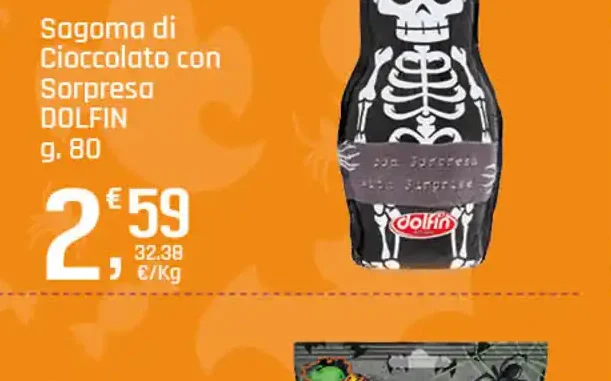 Sagoma di Cioccolato con Sorpresa Dolfin