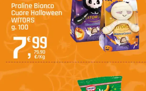 Praline Bianco Cuore Halloween Witors