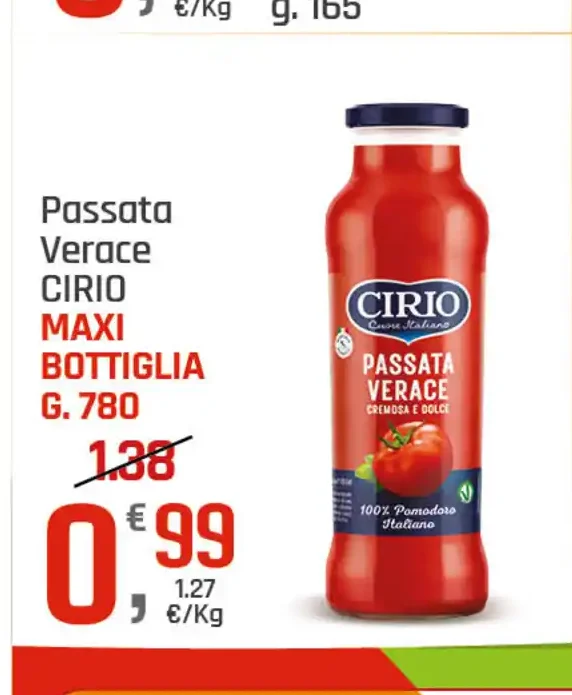 Passata Verace Maxi Bottiglia