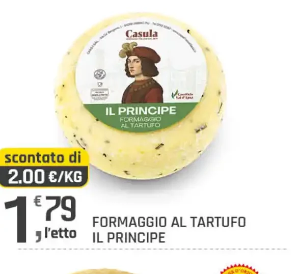 Formaggio al tartufo Il Principe