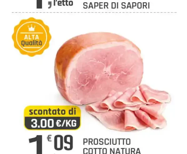 Prosciutto Cotto Natura Selex