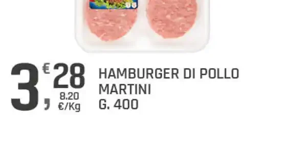 Hamburger di Pollo Martini