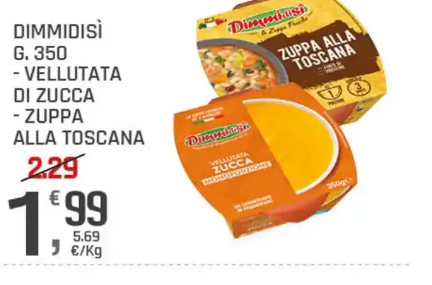 Vellutata di zucca o zuppa alla toscana