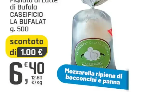 Figliata di latte di bufala