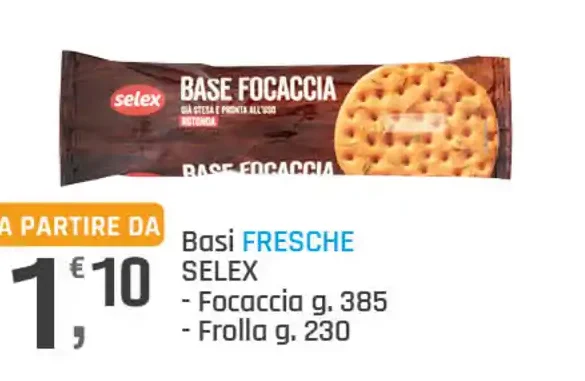 Basi fresche: focaccia o frolla