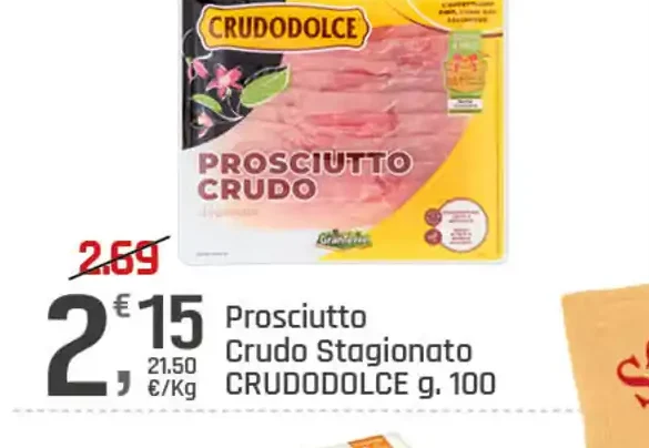 Prosciutto crudo stagionato