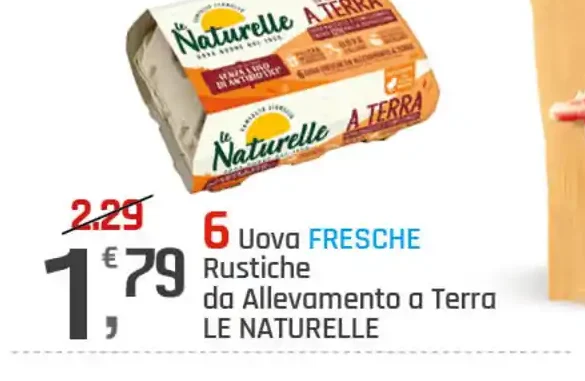 Uova fresche rustiche