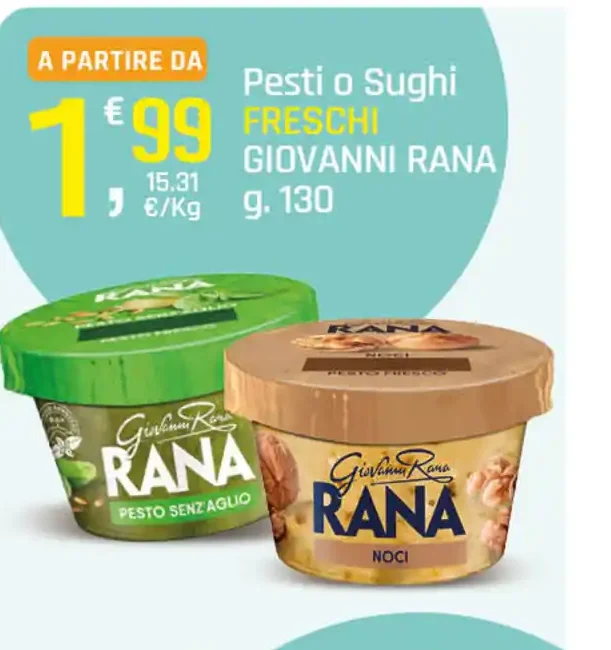 Pesti o sughi freschi