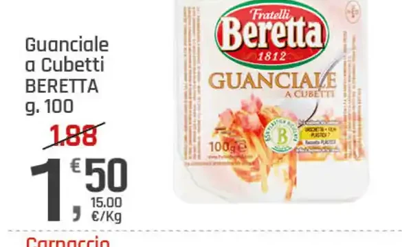 Guanciale a cubetti