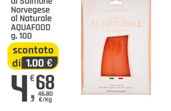 Carpaccio di salmone norvegese al naturale