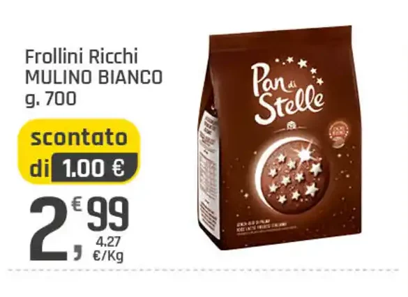 Frollini Ricchi Mulino Bianco Pan di Stelle