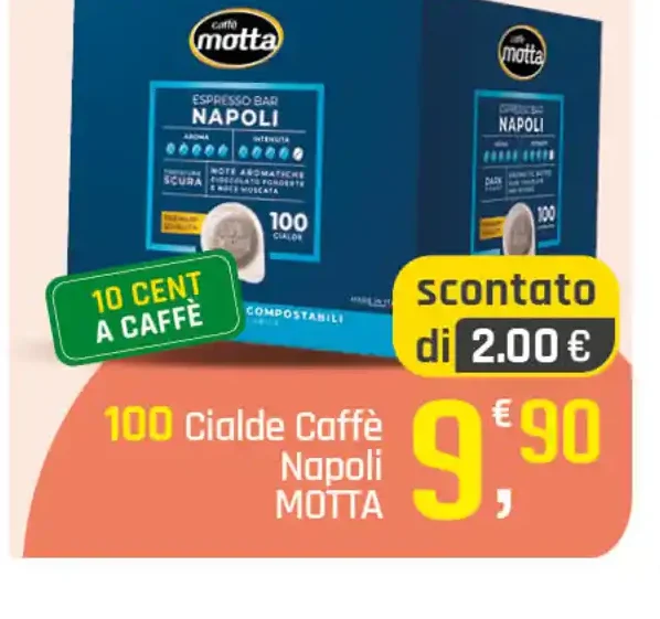 Cialde caffè Napoli Motta