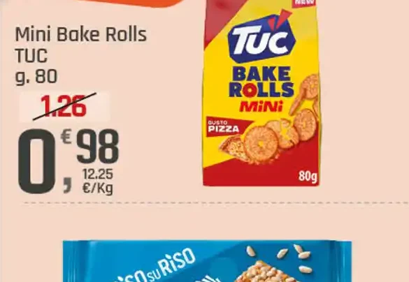 Mini Bake Rolls Tuc
