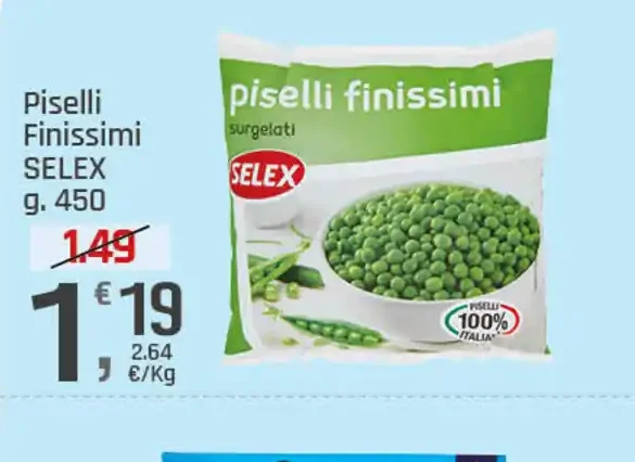Piselli finissimi Selex