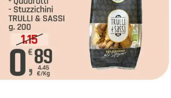Quadrotti Stuzzichini Trulli & Sassi