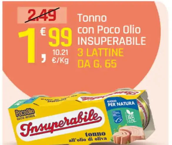 Tonno con poco olio Insuperabile