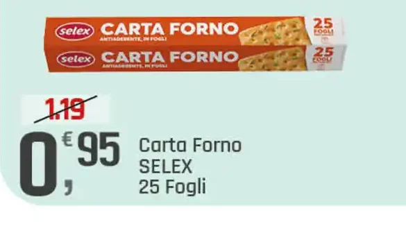 Carta forno Selex
