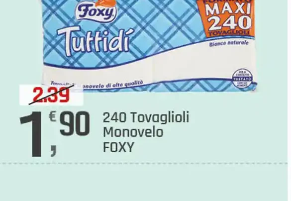 Tovaglioli Tutfidi Foxy