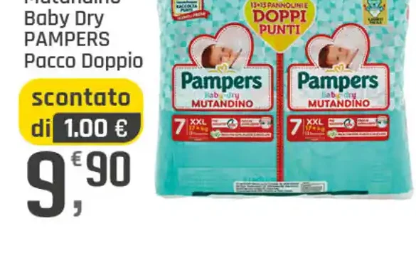 Pannolini Pampers Mutandino Baby Dry