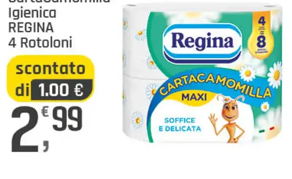 Carta igienica Regina CartaCamomilla