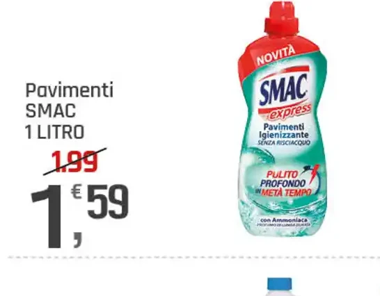 Detergente pavimenti Smac