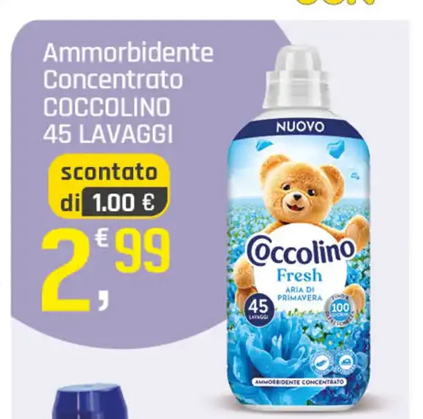 Ammorbidente concentrato Coccolino