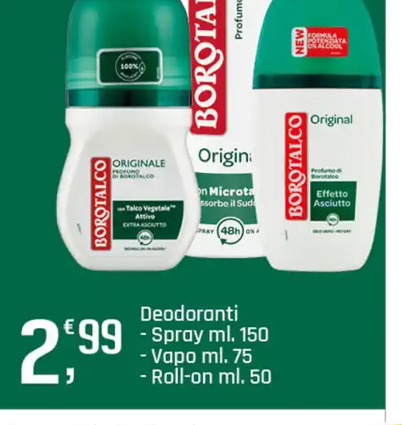 Borotalco deodoranti