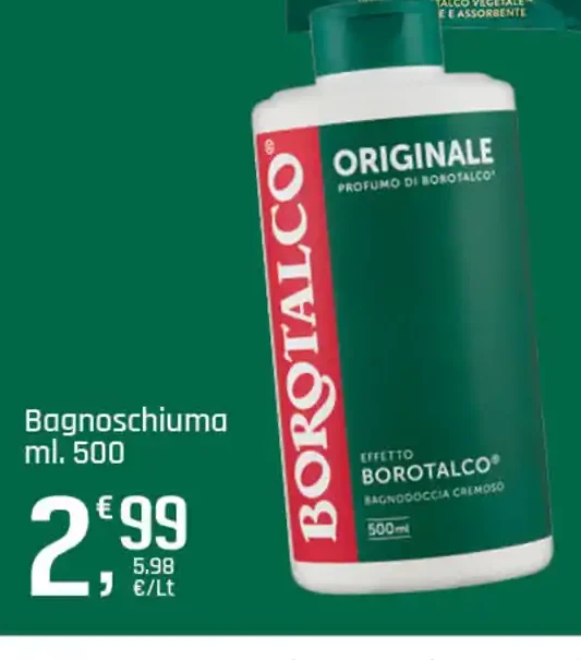 Borotalco bagnoschiuma